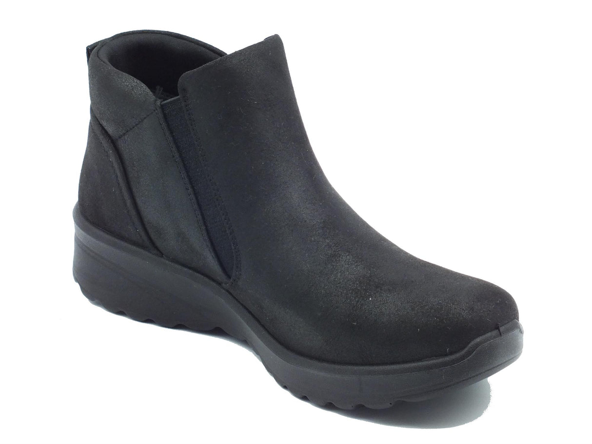 Skechers Skechers 158952 Fall in Bloom Black Tronchetti per Donna in ecopelle nero con lampo Black