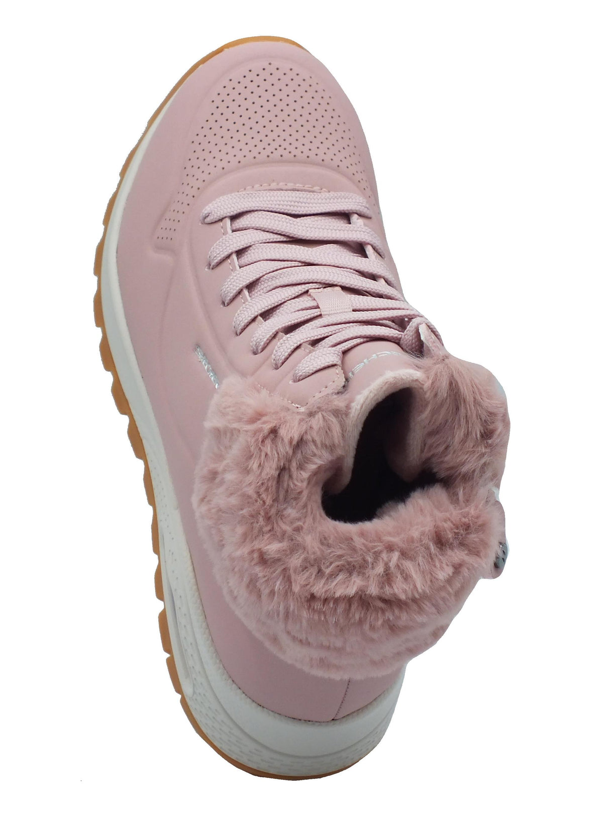 Skechers Skechers 167274 Uno Rugged Fall Air Blush Tronchetti per Donna in ecopelle rosa con pile Blush