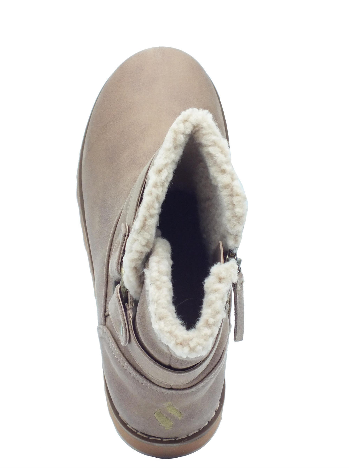 Skechers Skechers 167615 Home Sweet Home Taupe Tronchetti per Donna in ecopelle con lampo Taupe