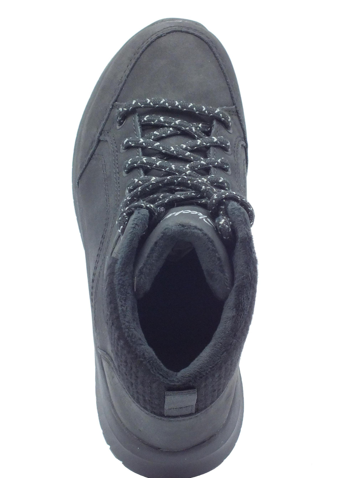 Skechers Skechers 167973 Casual Mix Black Tronchetti per Donna in ecopelle nera con ecopellicciotto Black