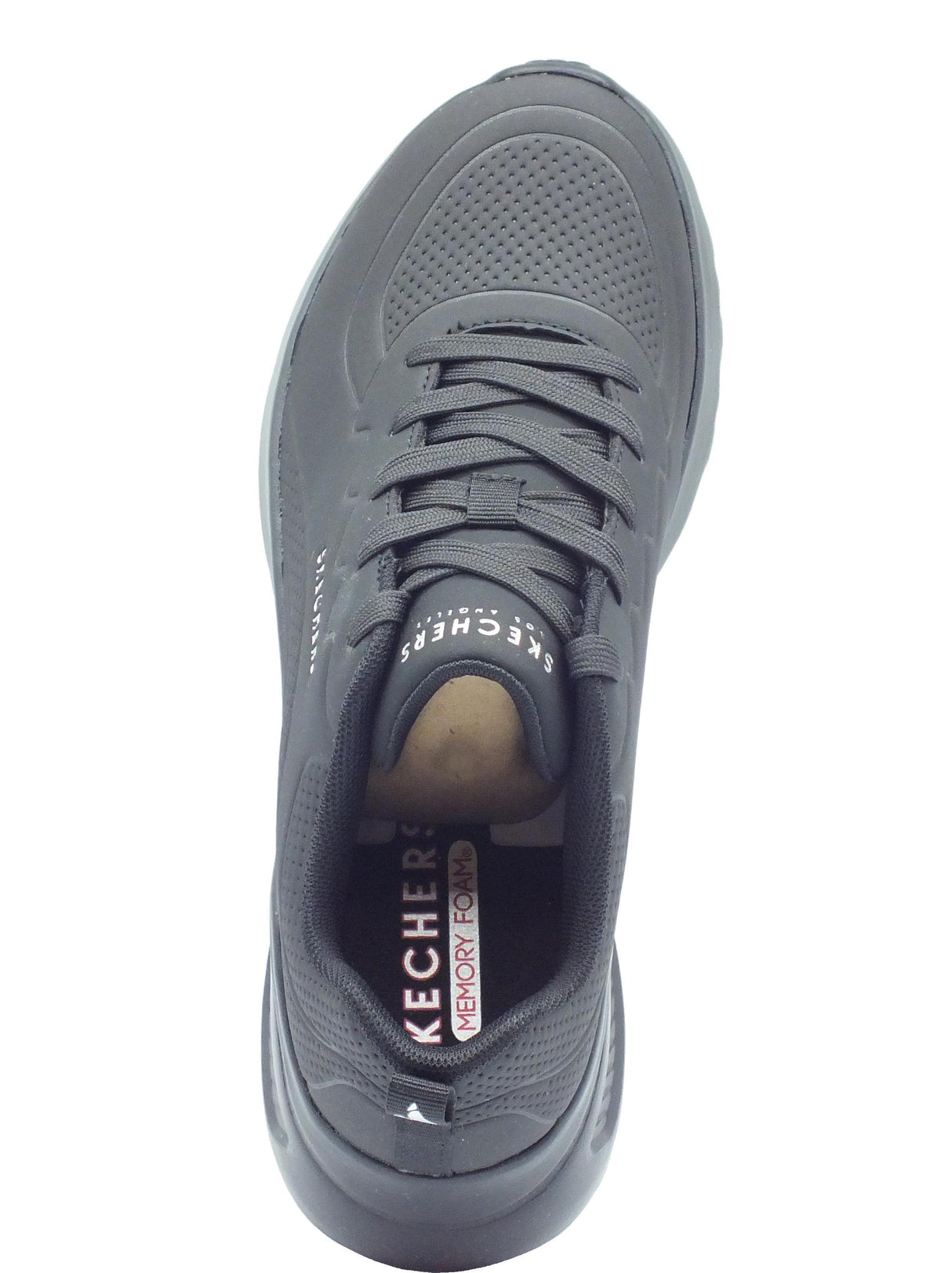 Skechers Skechers 177288 Uno Lite Lighert Black Scarpe Sportive per Donna in ecopelle Black