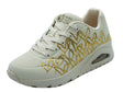 Skechers Skechers Uno 177975 Golden Heart Natural Gold Scarpe Sportive per Donna in ecopelle Natural Gold