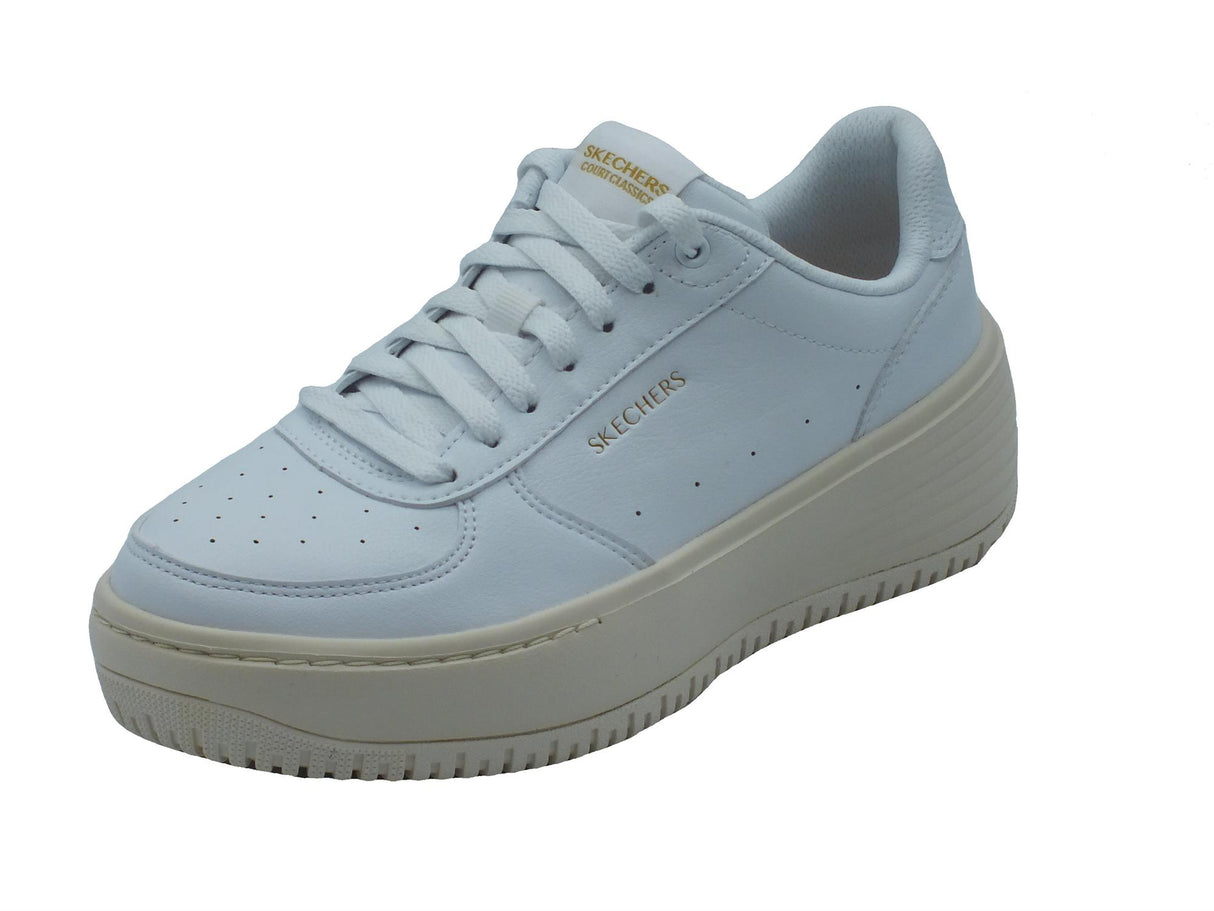 Skechers Skechers 185110 Be Lifted White Sneakers Sportive per Donna in pelle bianco White
