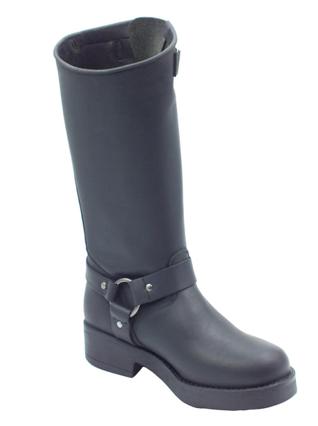 Stelio Malori STM - Stelio Malori 2000c Sullivan Nero Stivali per Donna in pelle con lampo e taglio trasversale Nero