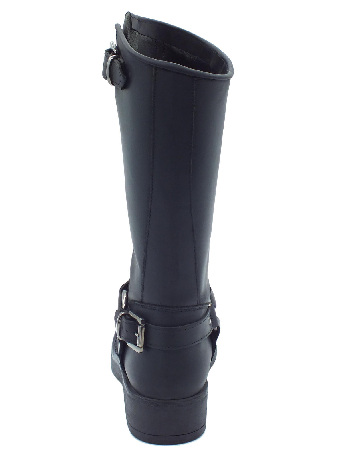 Stelio Malori STM - Stelio Malori 2000c Sullivan Nero Stivali per Donna in pelle con lampo e taglio trasversale Nero