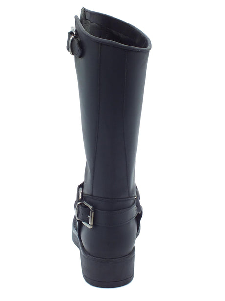 Stelio Malori STM - Stelio Malori 2000c Sullivan Nero Stivali per Donna in pelle con lampo e taglio trasversale Nero