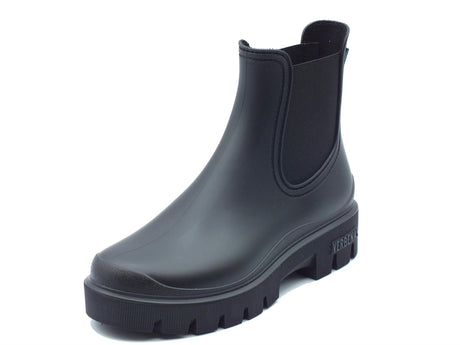 Verbenas Verbenas Mae Mate Negro Tronchetti beatles pioggia per donna in gomma nero Nero