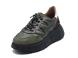 Wonders Wonders A-3610 Trend Nylon Alga Sneakers per Donna in tessuto tecnico e camoscio verde alga