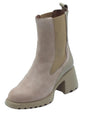 Wonders Wonders G-6705 Nubuk Wild Taupe Tronchetti accollati con tacco alto per Donna in nabuk con elastici Taupe