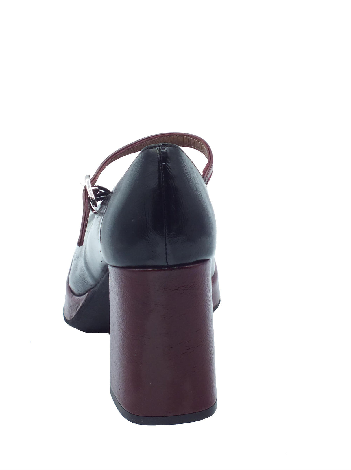 Wonders Wonders H-5941 Menorca Nero Vino Decoltè con tacco alto per Donna in pelle Nero