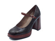 Wonders Wonders H-5941 Menorca Testa di Moro Decoltè con tacco alto per Donna in pelle Testa di Moro