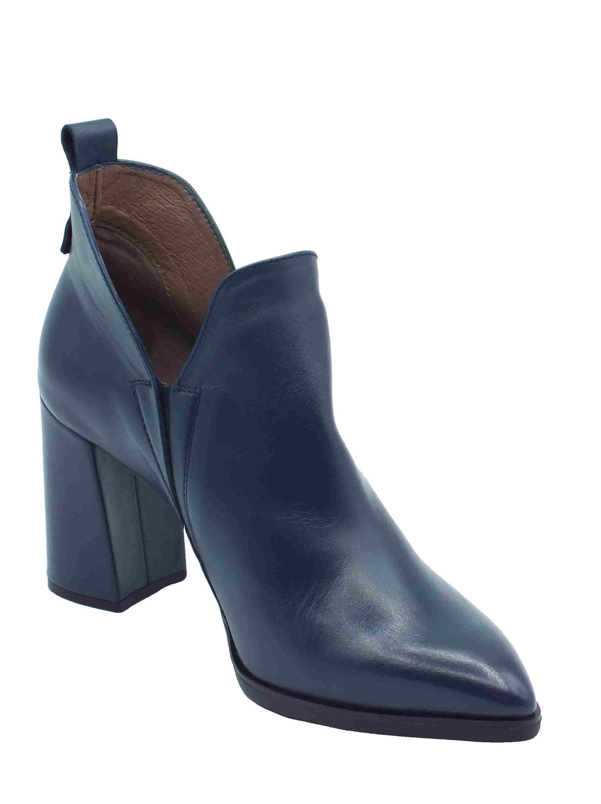 Wonders Wonders M-5428 Iseo Noche Julieta Tronchetti per Donna in pelle blu notte con tacco alto blu notte