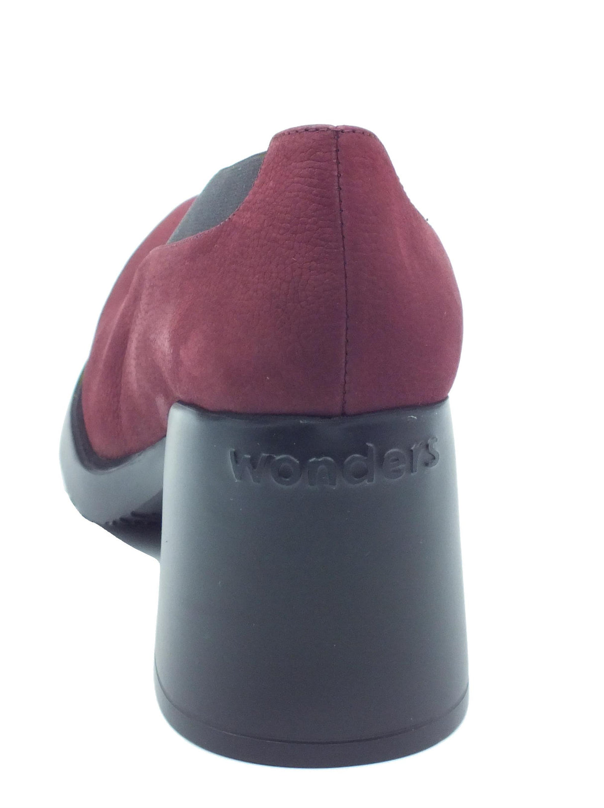 Wonders Wonders M-5521 Nubuk Vino Decoltè per Donna in Nabuk con tacco alto Vino