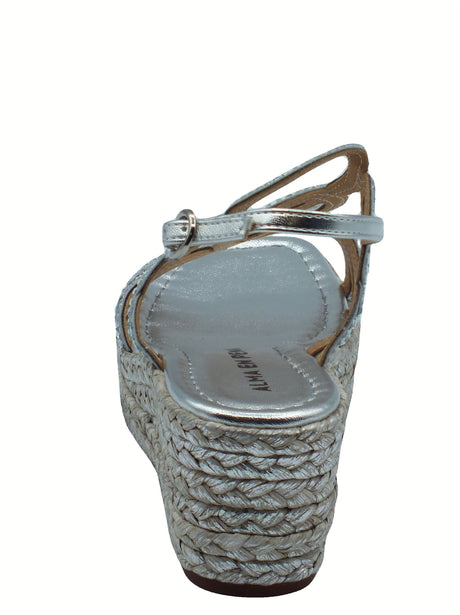 Alma en Pena Alma en Pena V2551454 Luna Silver Sandali eleganti per Donna con brillanti argento zeppa alta Silver