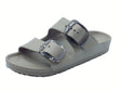 Birkenstock Birkenstock 1030389 Arizona Big Buckle EVA Gray Taupe Sandali per Donna doppia fibia in gomma Gray Taupe