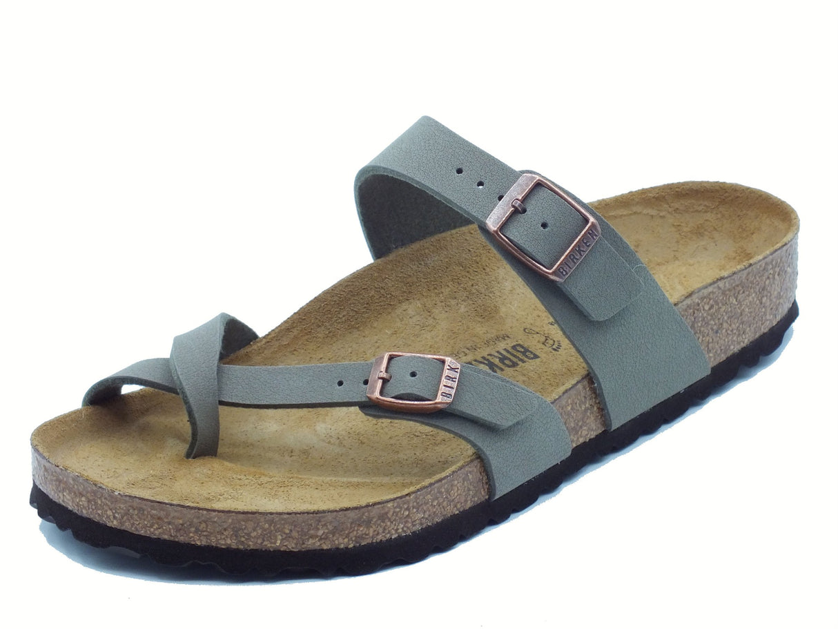Birkenstock Birkenstock 007107 Mayari Stone Infradito per Uomo con doppia fibia Stone