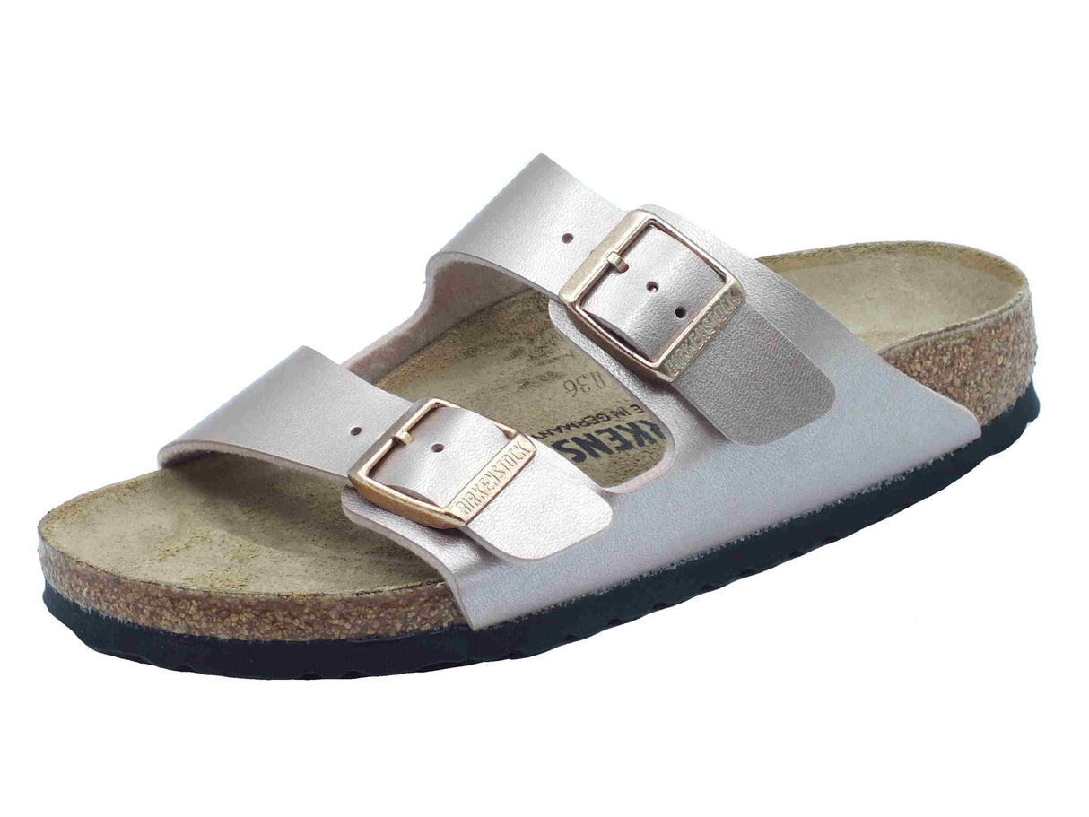 Birkenstock Birkenstock 1023960 Arizona BS Copper Sandalo con doppia fibia in ecopelle rame Copper