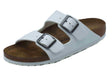 Birkenstock Birkenstock 0552683 Arizona BS White Sandalo con doppia fibia in ecopelle bianca White