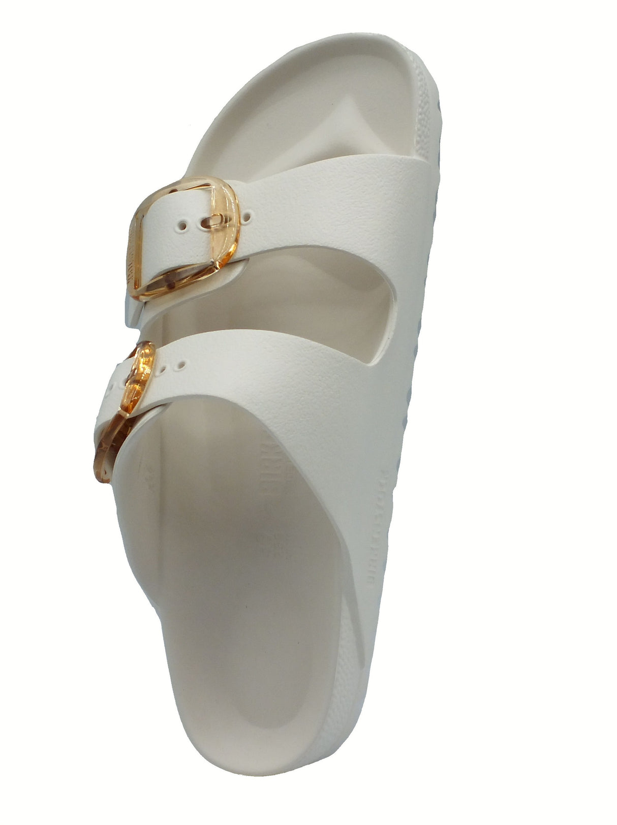 Birkenstock Birkenstock 1029651 Arizona Big Buckle EVA Eggshell Sandali per Donna doppia fibia in gomma bianco Eggshell