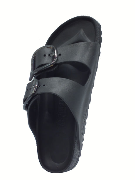 Birkenstock Birkenstock 1029641 Arizona Big Buckle EVA Black Sandali per Donna doppia fibia in gomma nero Black