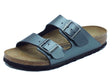 Birkenstock Birkenstock 1029224 Arizona BS Metallic Black Sandali per Donna doppia fibia in pelle nera Metallic Black