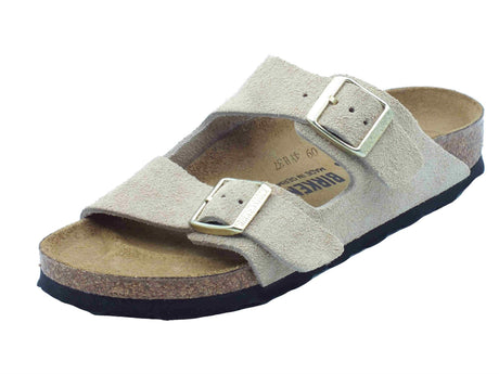 Birkenstock Birkenstock 1029260 Arizona BS Sandcastle Sandali per Donna doppia fibia in nabuk taupe Sandcastle