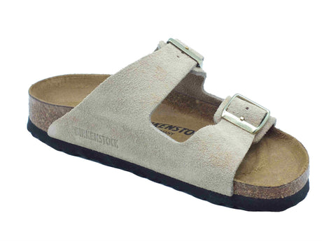 Birkenstock Birkenstock 1029260 Arizona BS Sandcastle Sandali per Donna doppia fibia in nabuk taupe Sandcastle