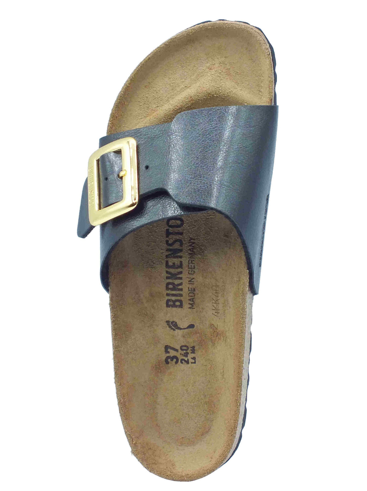 Birkenstock Birkenstock 1029481 Catalina Cushion Bunckle Graceful Sandali per Donna con zeppa bassa fondo pelle nero