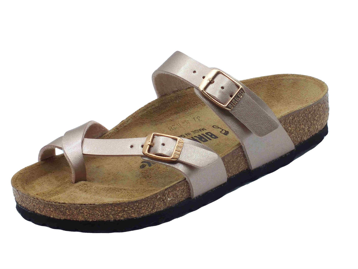 Birkenstock Birkenstock Infradito zeppa bassa Donna 1029813 Mayari Copper sintetico rosa Mayari Copper