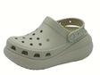Crocs Crocs 207521 Crush Clog White Sandali con zeppa alta per Donna in gomma bianca White