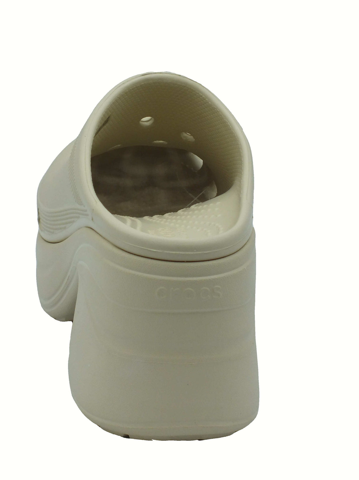 Crocs Crocs 208547 Siren Clog White Sandali con tacco alto per Donna in gomma bianca White