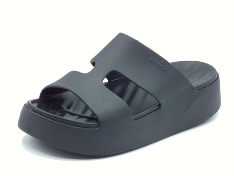 Crocs Crocs 209409 Getaway platform black Sandali con zeppa media per Donna in gomma black