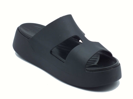 Crocs Crocs 209409 Getaway platform black Sandali con zeppa media per Donna in gomma black