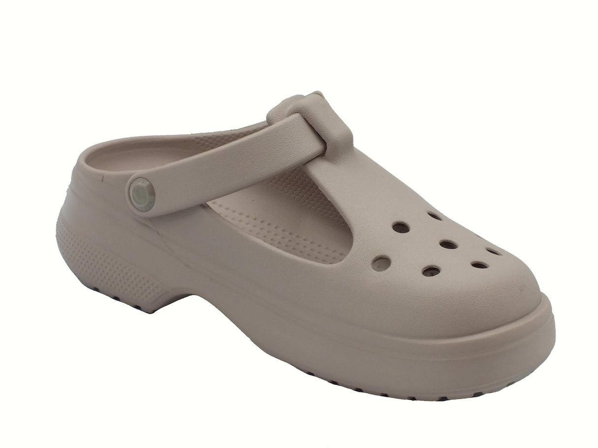 Crocs Crocs 210581 Classic Mary Jane Clog Marrone Sandali con zeppa media per Donna in gomma Marrone