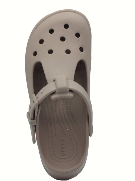 Crocs Crocs 210581 Classic Mary Jane Clog Marrone Sandali con zeppa media per Donna in gomma Marrone