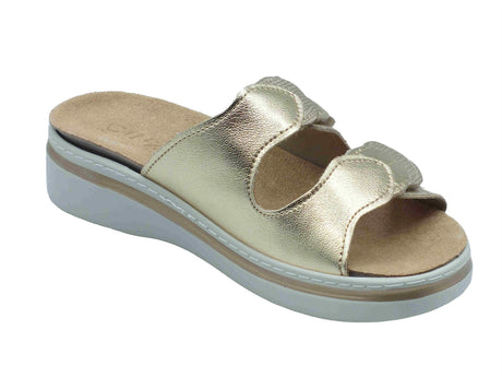 Cinzia Soft Cinzia Soft Ciabatte Donna MZK46 Platino pelle oro Platino