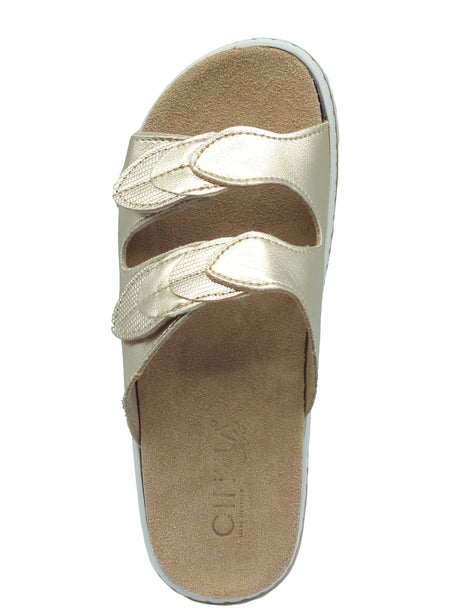 Cinzia Soft Cinzia Soft Ciabatte Donna MZK46 Platino pelle oro Platino