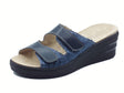 Cinzia Soft Cinzia Soft MZM11 Blue Sandali per Donna in pelle zeppa altra doppio strappo Blue