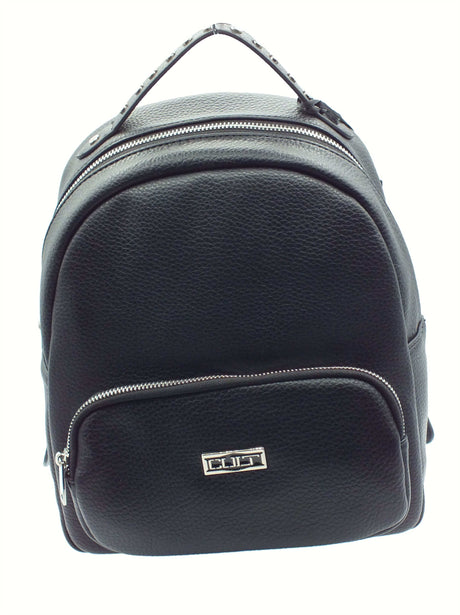 CULT CULT Alison Backpack Black Zaino Nero per Donna in ecopelle con lampo Black