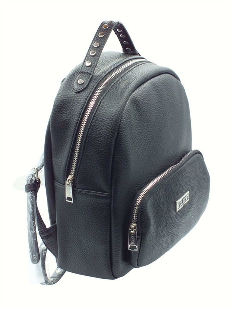 CULT CULT Alison Backpack Black Zaino Nero per Donna in ecopelle con lampo Black