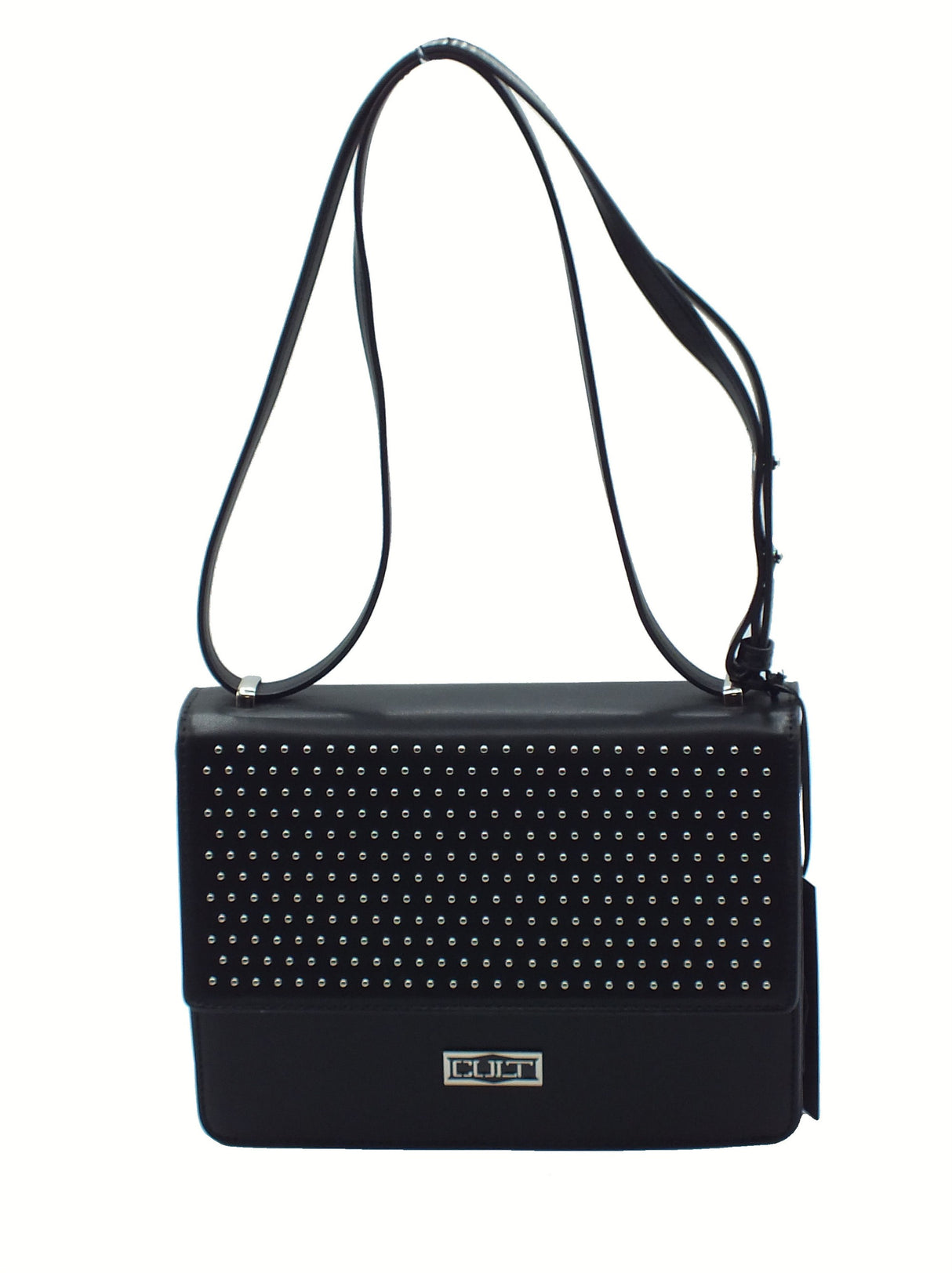 CULT CULT Missi Medium Flap Black Tracollina Nera per Donna in ecopelle con pattina Black
