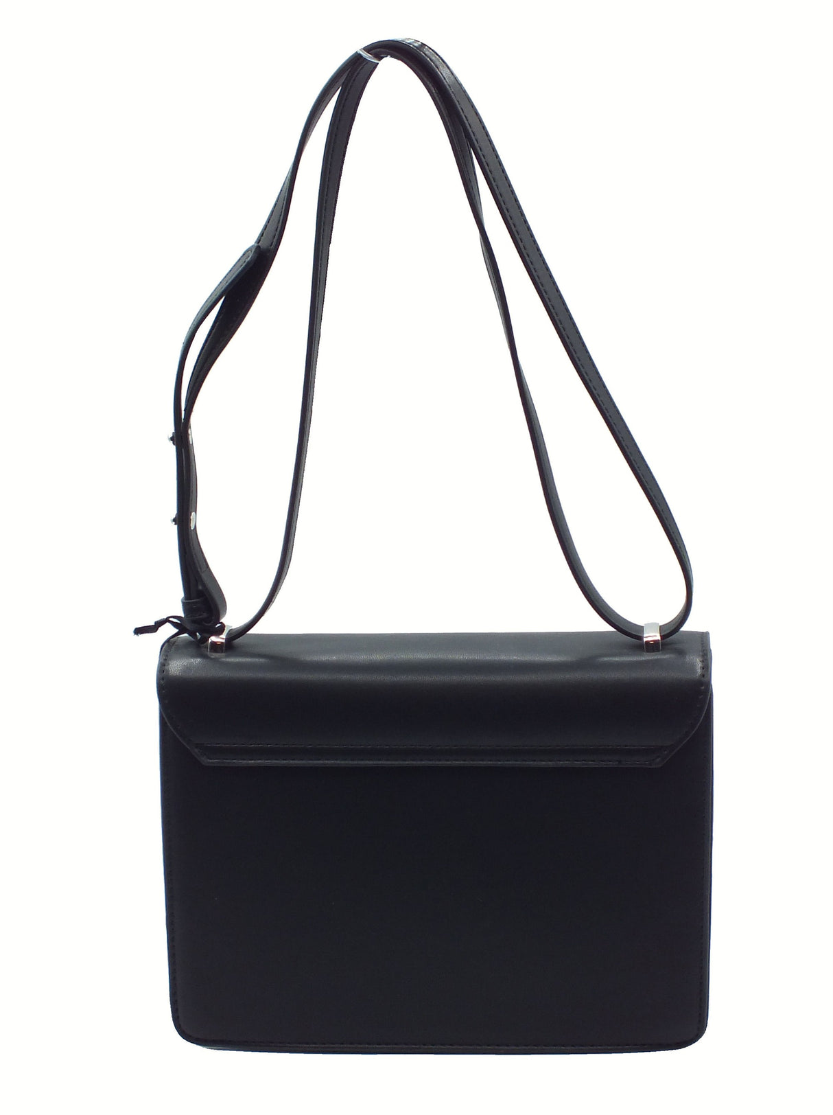 CULT CULT Missi Medium Flap Black Tracollina Nera per Donna in ecopelle con pattina Black