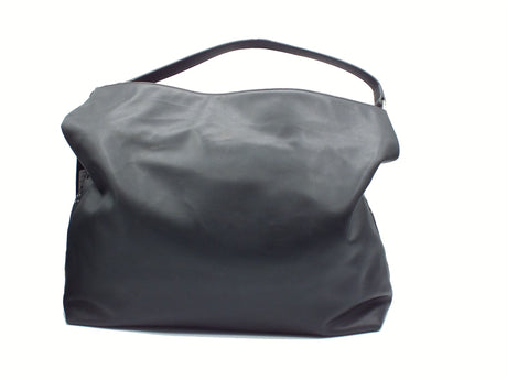 CULT CULT Nina Large Hobo Bag Black Borsa per Donna con monospalla in ecopelle laserata nera con lampo Black
