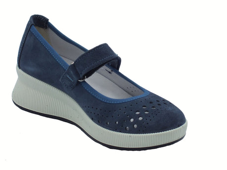 ENVAL Soft ENVAL Soft 7769011 Scam. Superior Jeans Ballerine Confort per Donna in nabuk Jeans