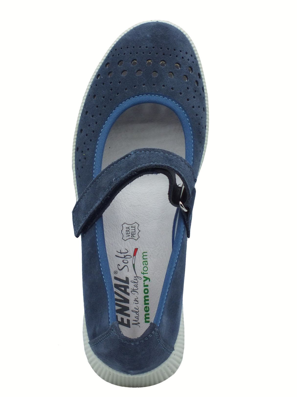 ENVAL Soft ENVAL Soft 7769011 Scam. Superior Jeans Ballerine Confort per Donna in nabuk Jeans