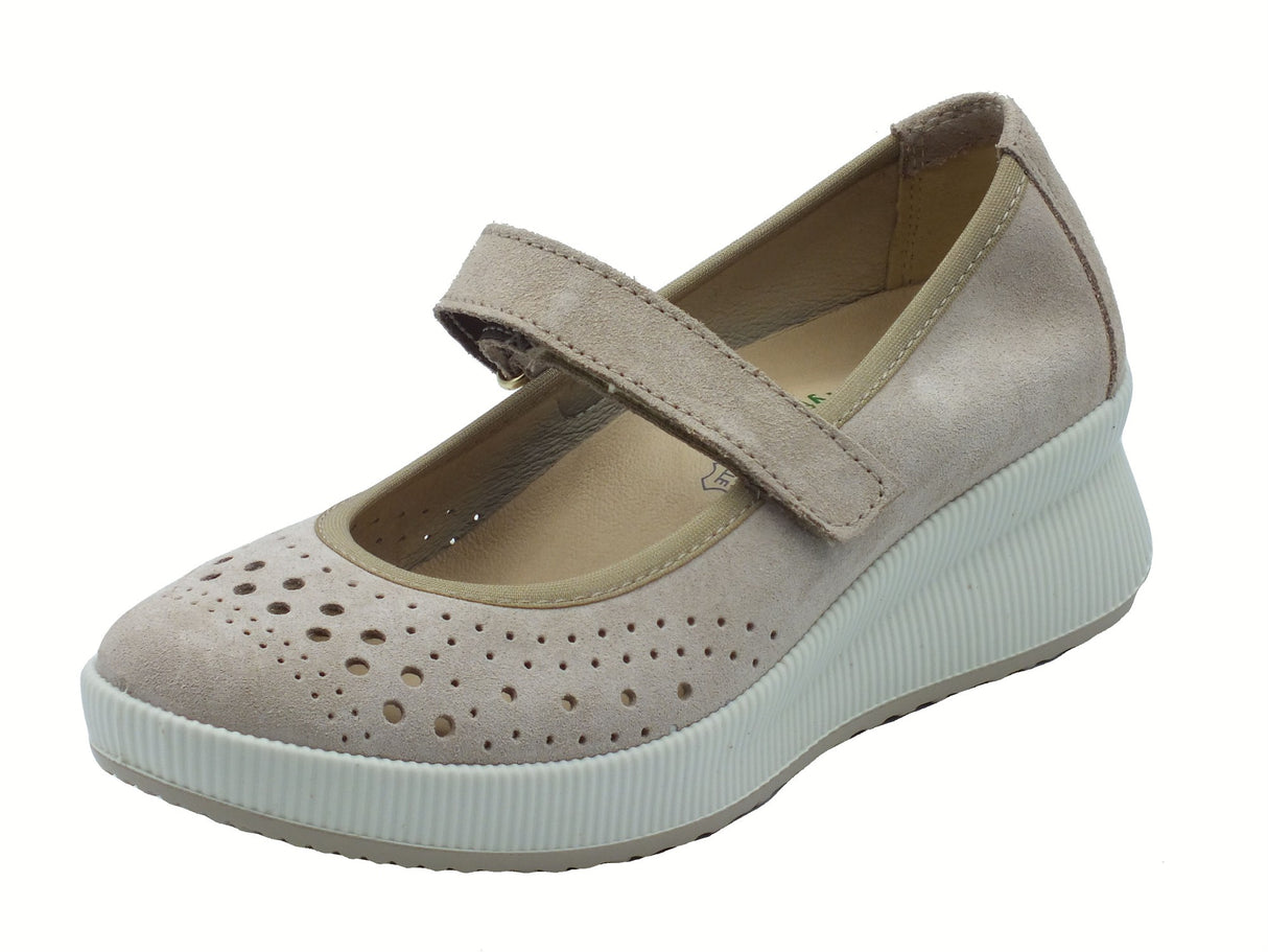 ENVAL Soft ENVAL Soft 7769022 Scam. Superior Visone Ballerine Confort per Donna in nabuk Visone