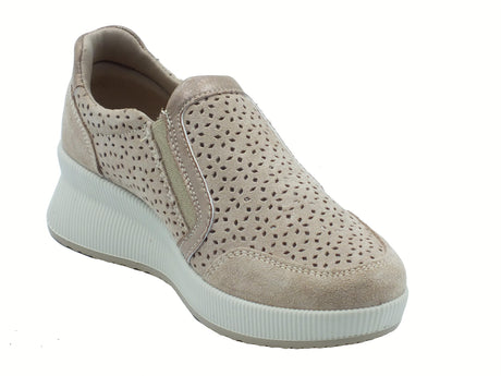 ENVAL Soft ENVAL Soft 7769133 Scam. Visone Sneakers Confort per Donna in nabuk con zeppa media Visone