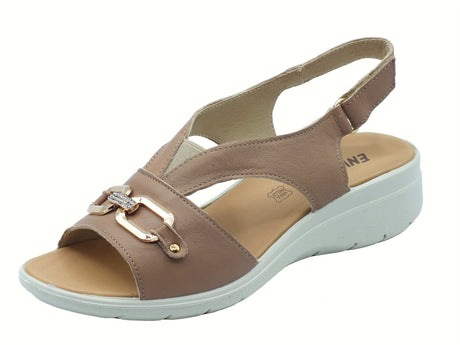 ENVAL Soft ENVAL Soft 7777022 Capra Tamponata Corda Sandali Confort per Donna in pelle Corda
