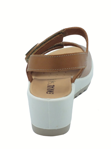 ENVAL Soft ENVAL Soft 7778822 Nappa Champagne Sandali Confort per Donna in pelle Champagne