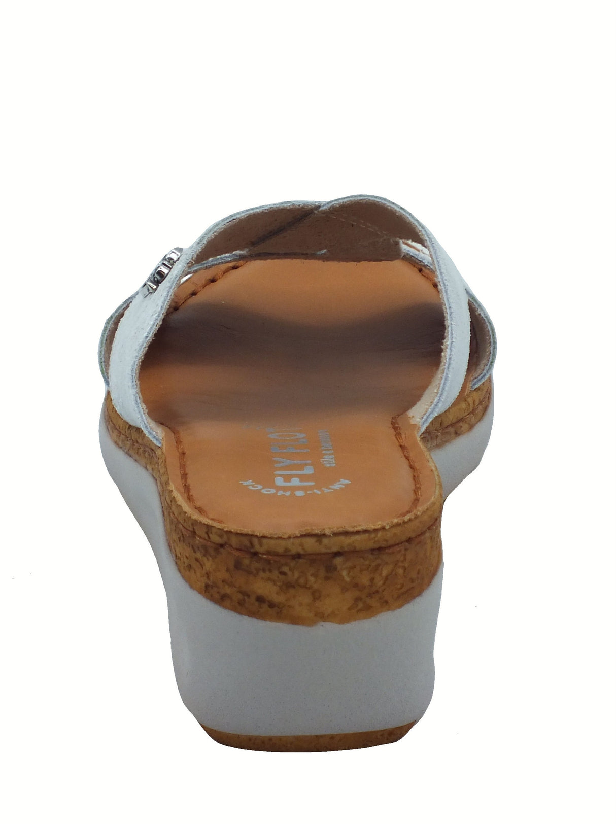 Fly Flot FlyFlot 36 J53 VG Renate Grigio Chi Sandali per Donna pelle effetto satinato argento sottopiede pell Grigio